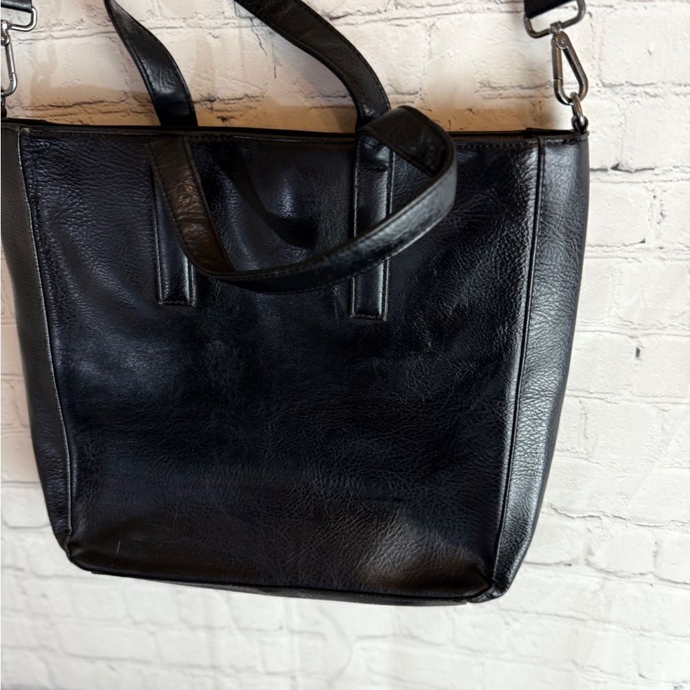 Matt & Nat Black Men Laptop Bag 14x14x3.5